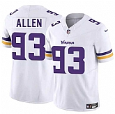 Men & Women & Youth Minnesota Vikings #93 Jonathan Allen White 2025 F.U.S.E. Vapor Limited Stitched Jersey,baseball caps,new era cap wholesale,wholesale hats